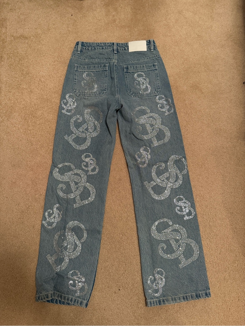 SiBalance Rhinestone Jeans - Picture 2 of 3